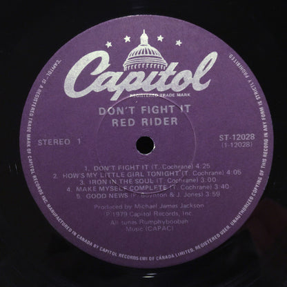 Red Rider – Don't Fight It (Used vinyl)