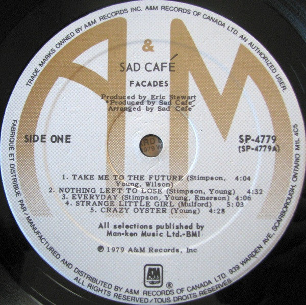 Sad Café – Facades (Used vinyl)