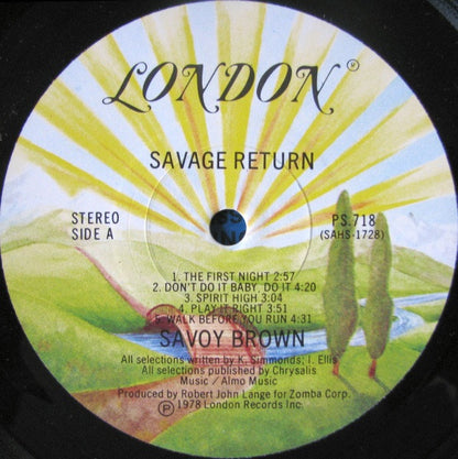 Savoy Brown – Savage Return (Used vinyl)