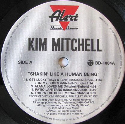 Kim Mitchell – Shakin' Like A Human Being (Used vinyl)