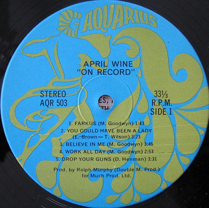 April Wine – On Record (Used vinyl)