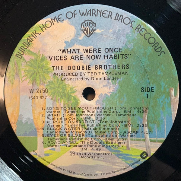 The Doobie Brothers – What Were Once Vices Are Now Habits (Used vinyl)