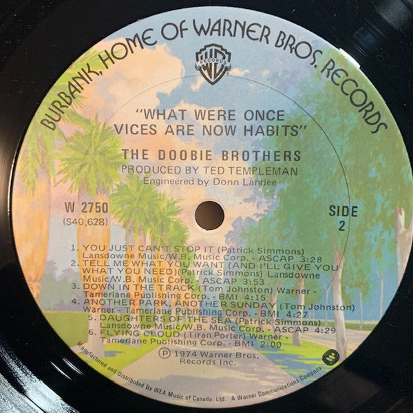 The Doobie Brothers – What Were Once Vices Are Now Habits (Used vinyl)
