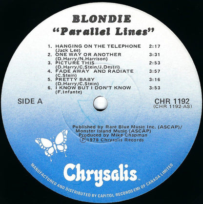 Blondie – Parallel Lines (Used vinyl)