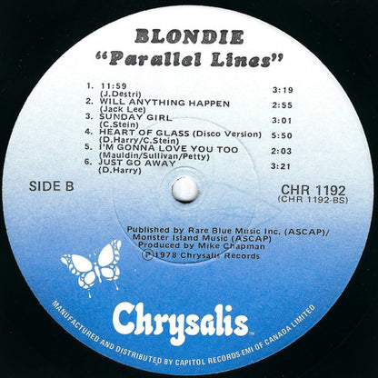 Blondie – Parallel Lines (Used vinyl)