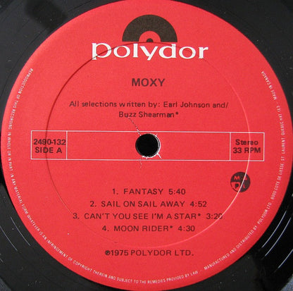 Moxy (2) – Moxy - Used vinyl