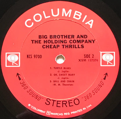 Big Brother & The Holding Company – Cheap Thrills (Used vinyl)