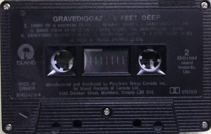 Gravediggaz – 6 Feet Deep (Used cassette)