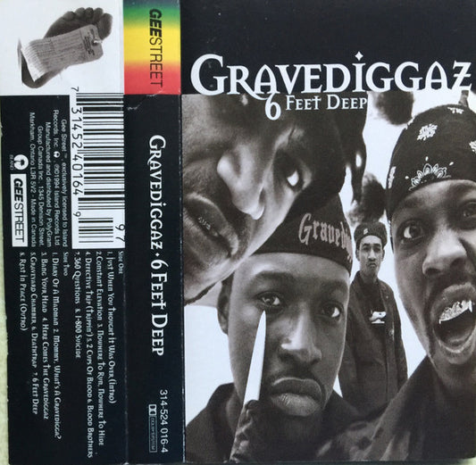 Gravediggaz – 6 Feet Deep (Used cassette)