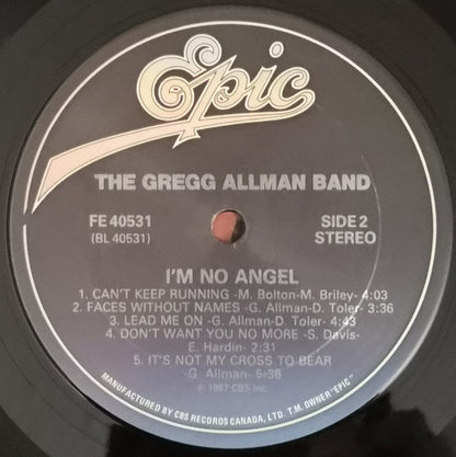 The Gregg Allman Band – I'm No Angel (Used vinyl)