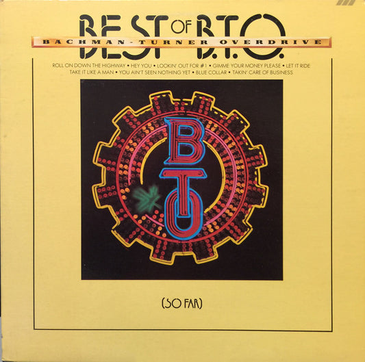 Bachman-Turner Overdrive – Best Of B.T.O. (So Far) (Used vinyl)