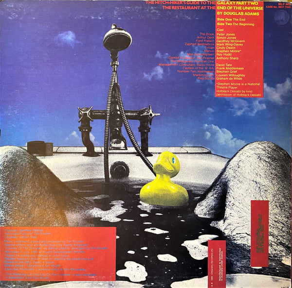 Douglas Adams – The Hitch-Hiker's Guide To The Galaxy Part Two: The Restaurant At The End Of The Universe (Used vinyl)