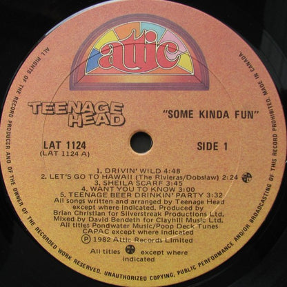 Teenage Head – Some Kinda Fun (Used vinyl)