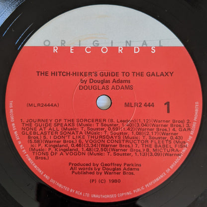 Douglas Adams – The Hitch-Hiker's Guide To The Galaxy (Used vinyl)