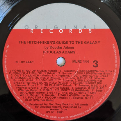 Douglas Adams – The Hitch-Hiker's Guide To The Galaxy (Used vinyl)