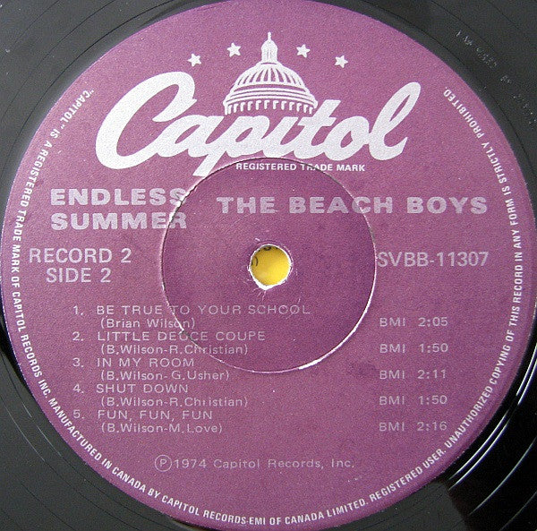 The Beach Boys ‎– Endless Summer (Used vinyl)