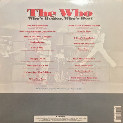 The Who – Who's Better, Who's Best (Used vinyl)