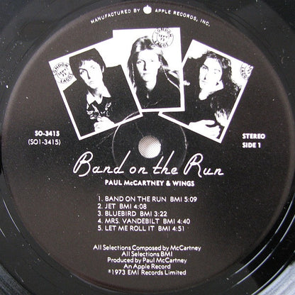Paul McCartney & Wings ‎– Band On The Run (Used vinyl)