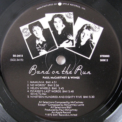 Paul McCartney & Wings ‎– Band On The Run (Used vinyl)