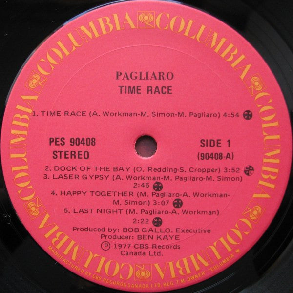Pagliaro – Time Race (Used vinyl)