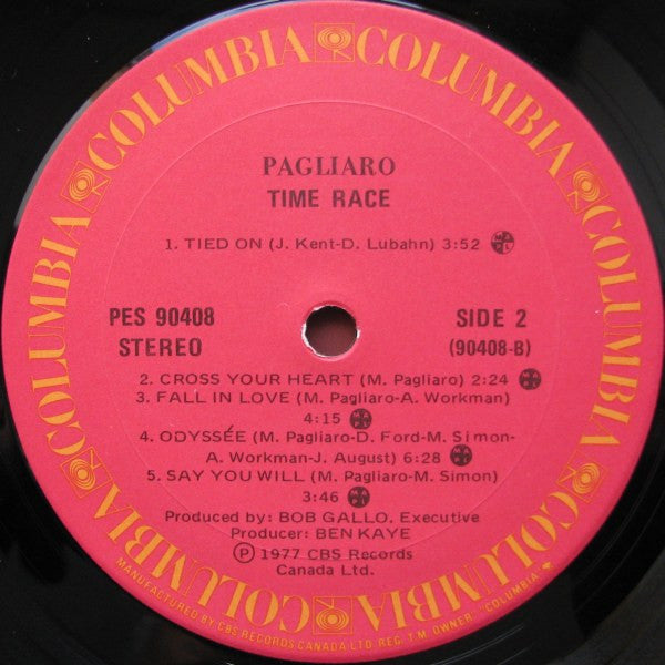 Pagliaro – Time Race (Used vinyl)