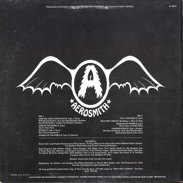 Aerosmith – Get Your Wings (Used vinyl)