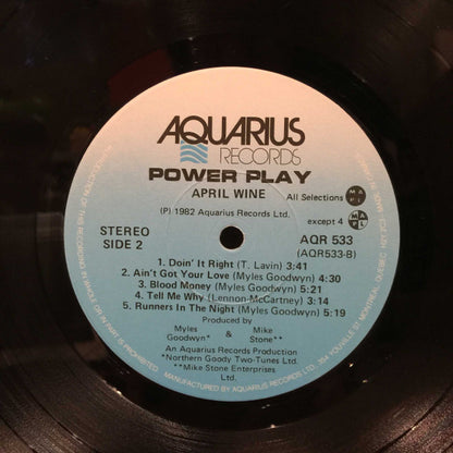 April Wine – Power Play (Used vinyl)