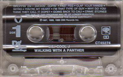 L.L. Cool J ‎– Walking With A Panther (Used cassette)