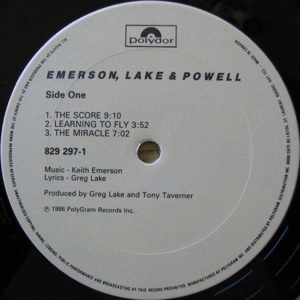 Emerson, Lake & Powell – Emerson, Lake & Powell - Used vinyl