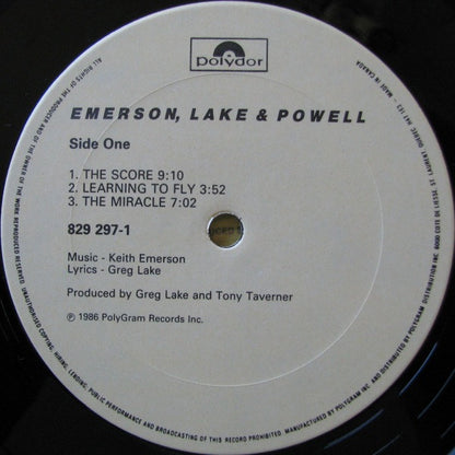 Emerson, Lake & Powell – Emerson, Lake & Powell - Used vinyl