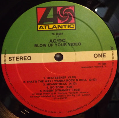 AC/DC – Blow Up Your Video (Used vinyl)