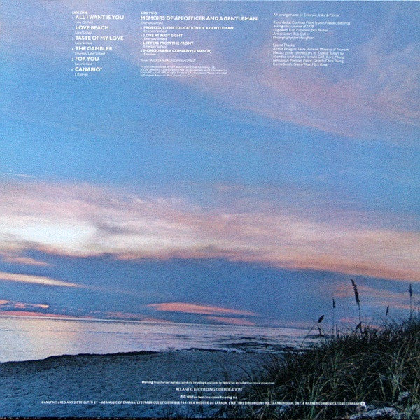 Emerson, Lake & Palmer – Love Beach (Used vinyl)