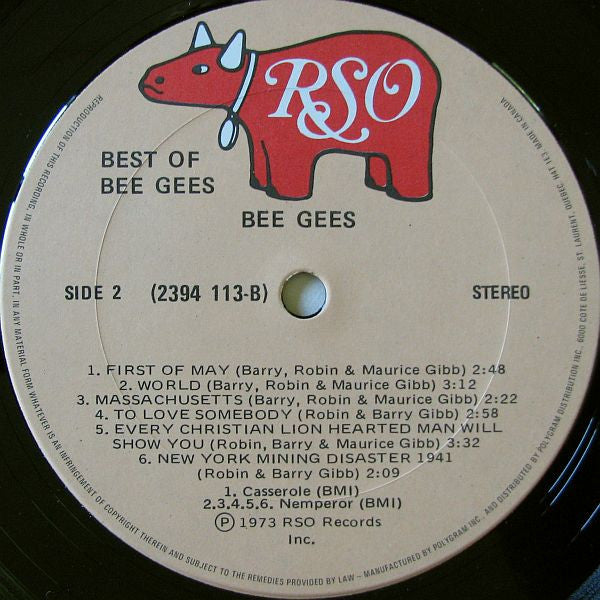 Bee Gees – Best Of Bee Gees (Used vinyl)