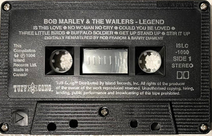 Bob Marley & The Wailers – Legend - The Best Of Bob Marley And The Wailers (Used cassette)