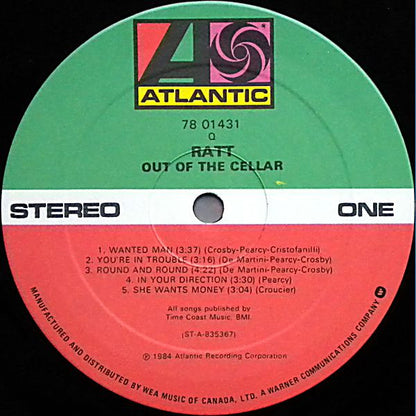 Ratt – Out Of The Cellar (Used vinyl)