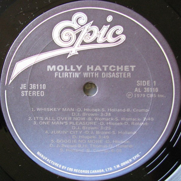 Molly Hatchet – Flirtin' With Disaster (Used vinyl)