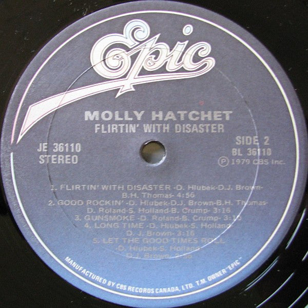 Molly Hatchet – Flirtin' With Disaster (Used vinyl)