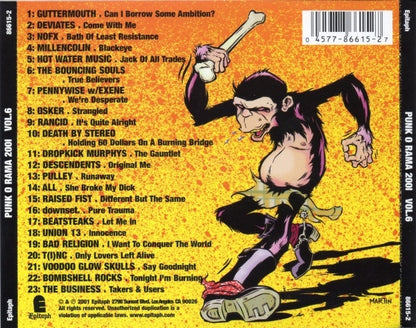 Various – Punk O Rama 2001 Vol.6 (Used CD)
