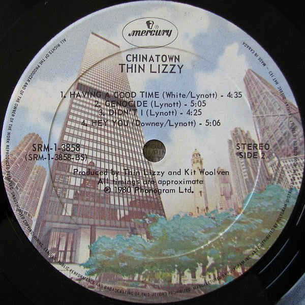Thin Lizzy – Chinatown (Used vinyl)