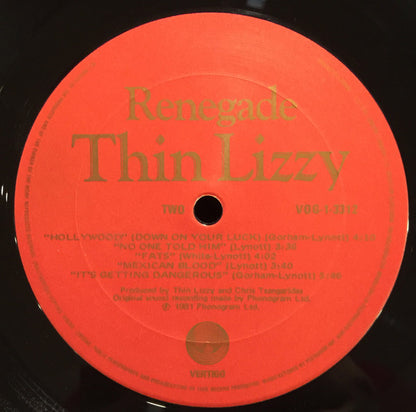 Thin Lizzy – Renegade (Used vinyl)