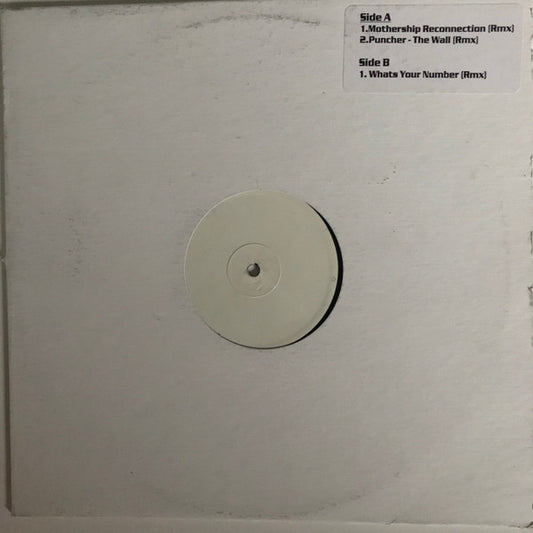 Scott Grooves, Puncher, Ian Pooley – Mothership Reconnection (Rmx) / The Wall (Rmx) / What's Your Number (Rmx) (Used vinyl)