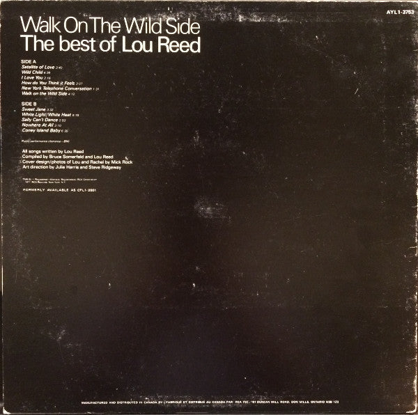 Lou Reed – Walk On The Wild Side - The Best Of Lou Reed (Used vinyl)