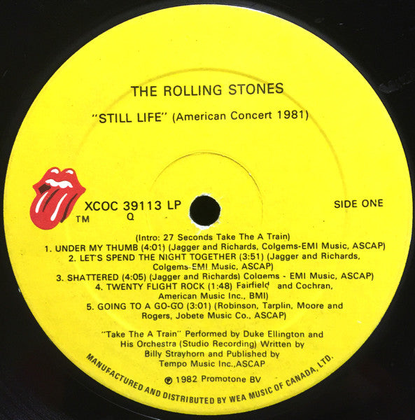 Rolling Stones – Still Life (American Concert 1981) (Used vinyl)