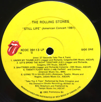 Rolling Stones – Still Life (American Concert 1981) (Used vinyl)
