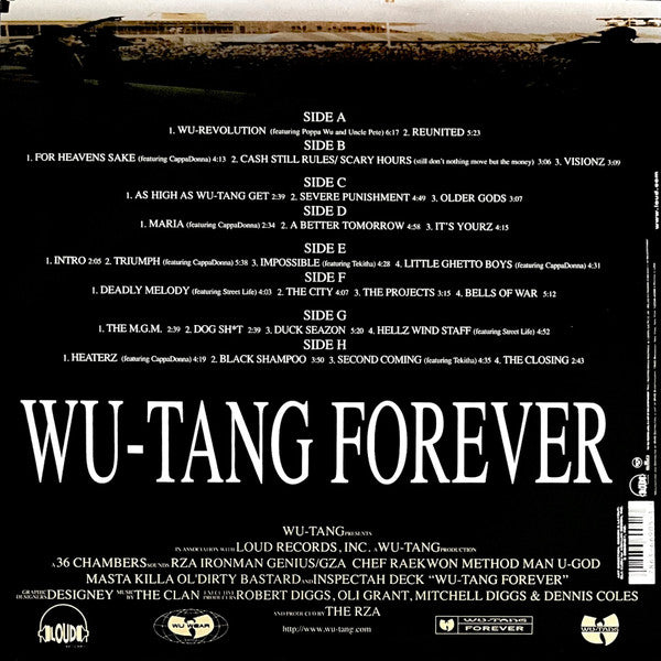 Wu-Tang Clan - Wu-Tang Forever 4LP レコード wutang-forever-blackvinyl-