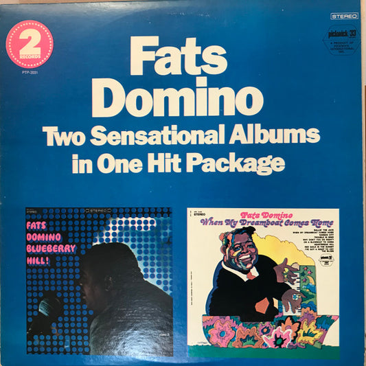 Fats Domino ‎– 2 LP - When My Dreamboat Comes Home / Blueberry Hill (Used vinyl)