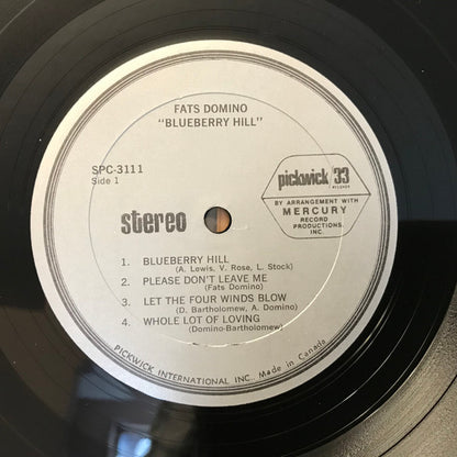 Fats Domino ‎– 2 LP - When My Dreamboat Comes Home / Blueberry Hill (Used vinyl)