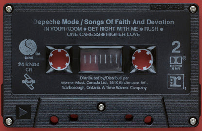 Depeche Mode ‎– Songs Of Faith And Devotion (Used cassette)