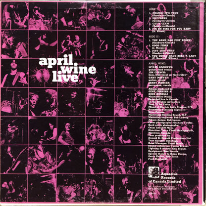 April Wine – April Wine Live (Used vinyl)