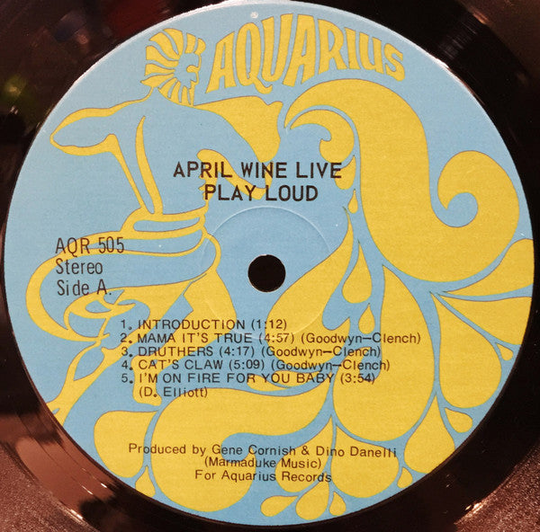 April Wine – April Wine Live (Used vinyl)